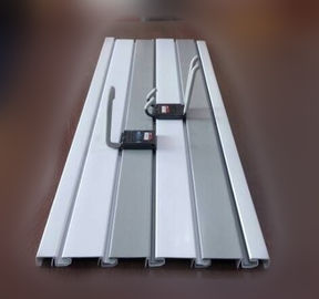 Sistemas blancos del vinilo de los paneles de pared del garaje de la exhibición del PVC del gris DIY lisos